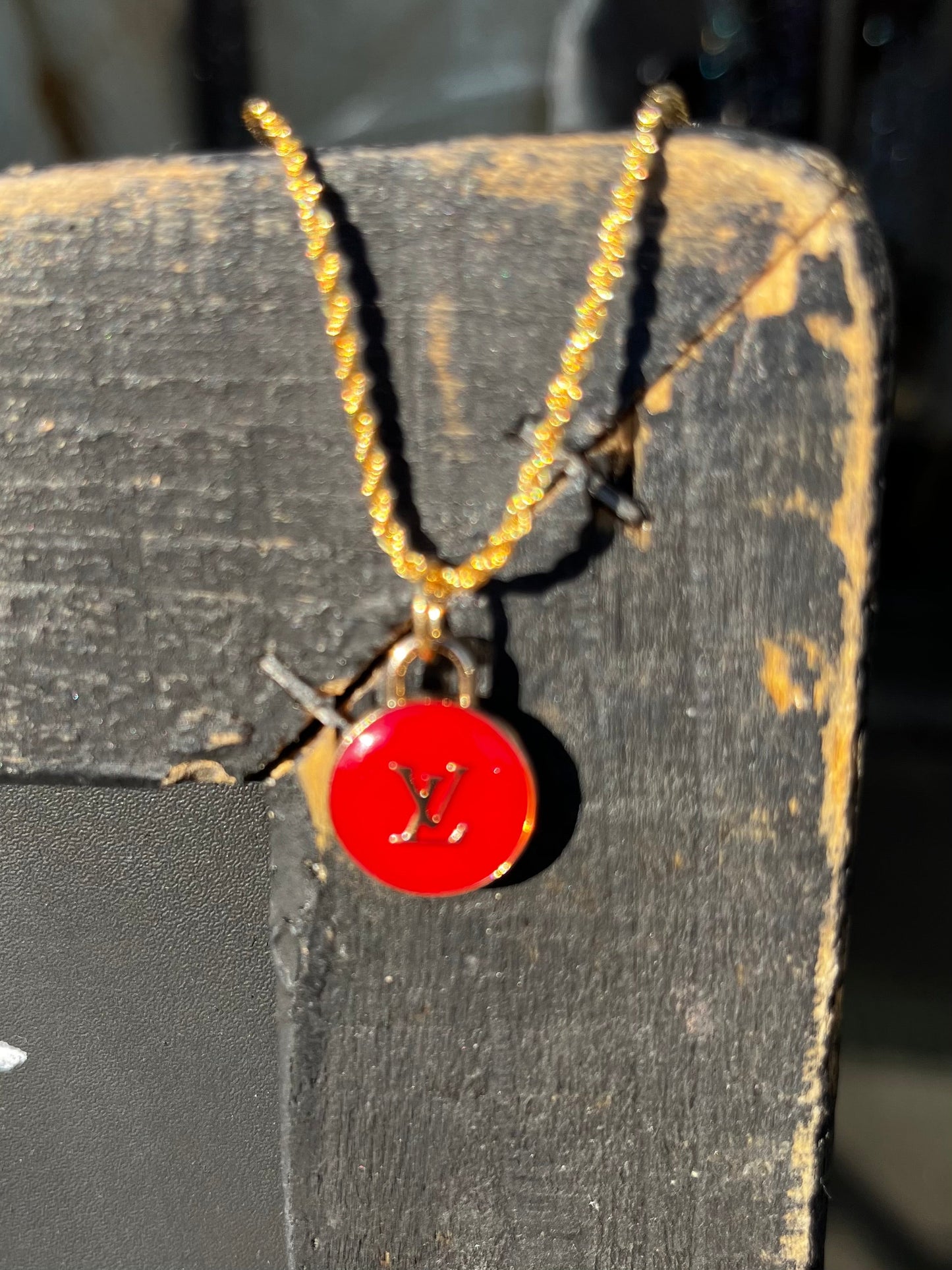 LV Charm Necklace