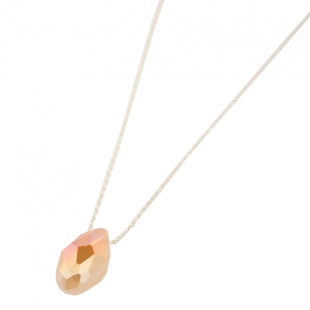 Faceted Drop Necklace