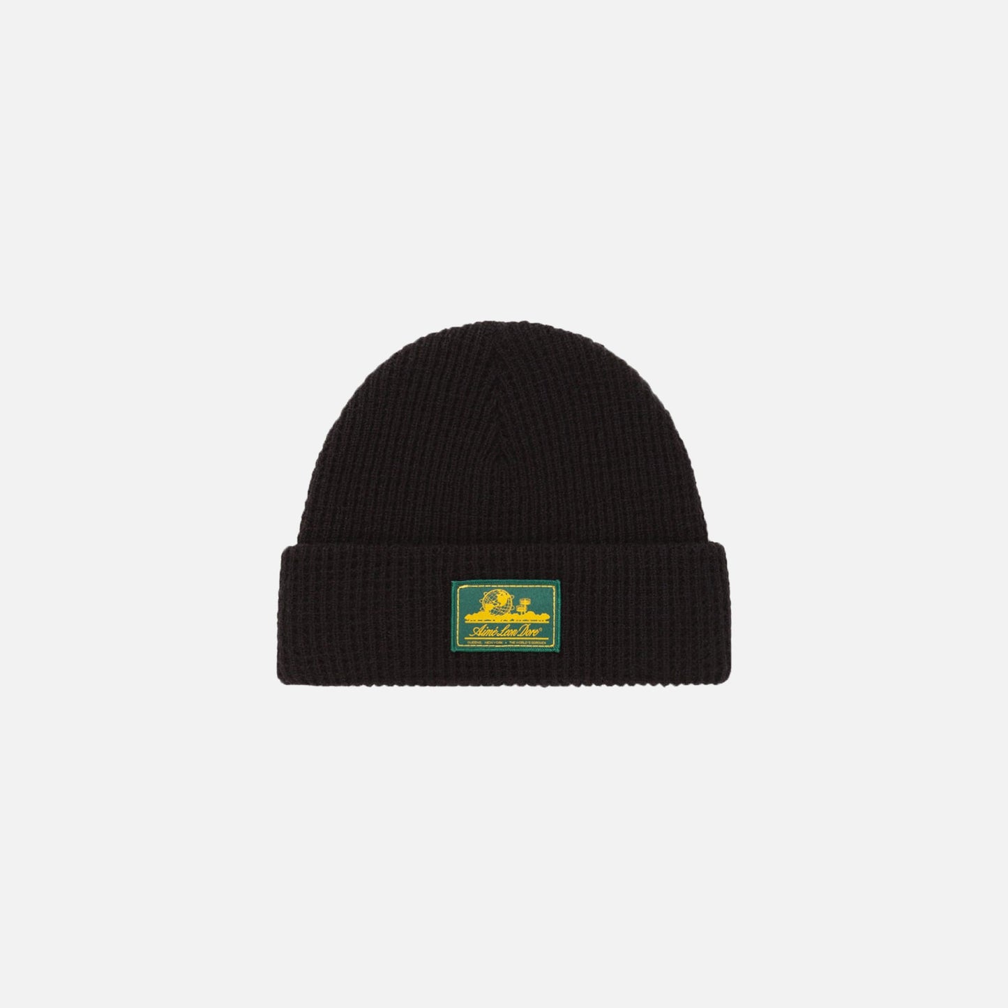 Aimé Leon Dore ALD Waffle Knit Beanie - Black