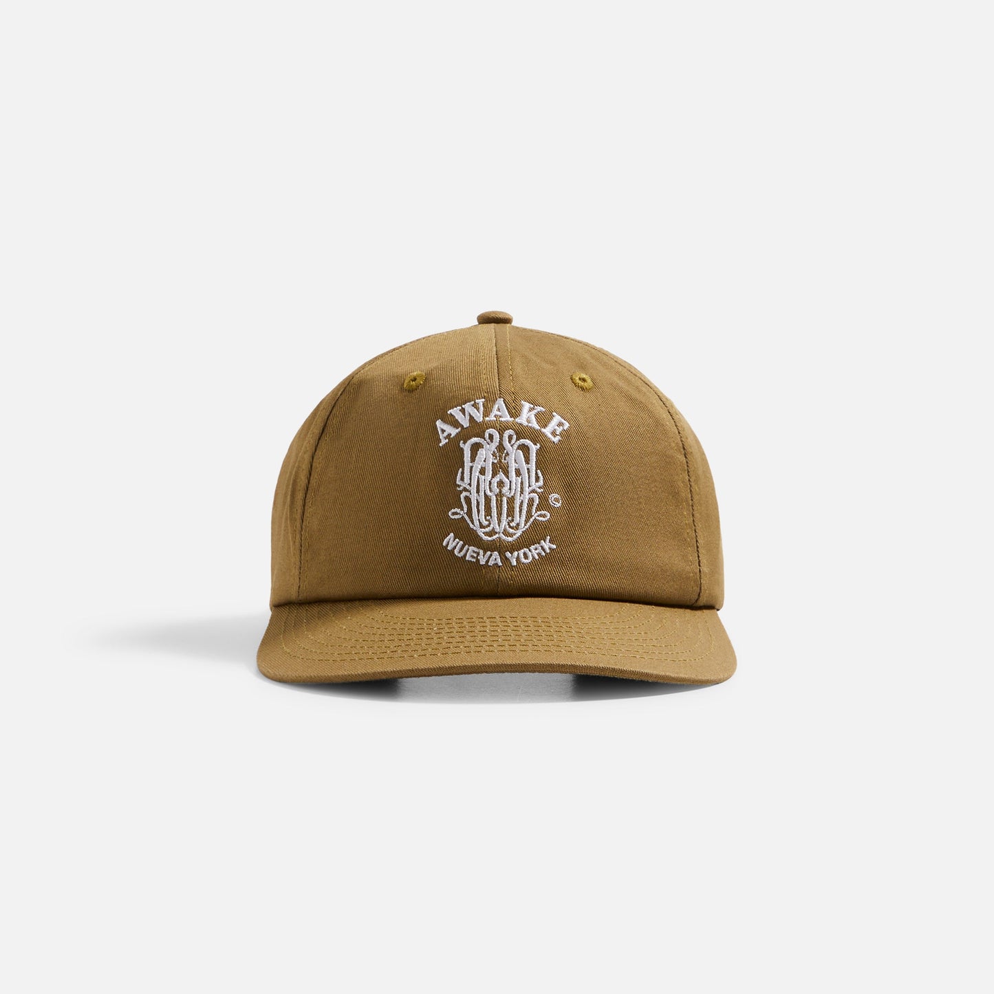 Awake Nueva York Crest Awake 6-Panel Hat - Sand