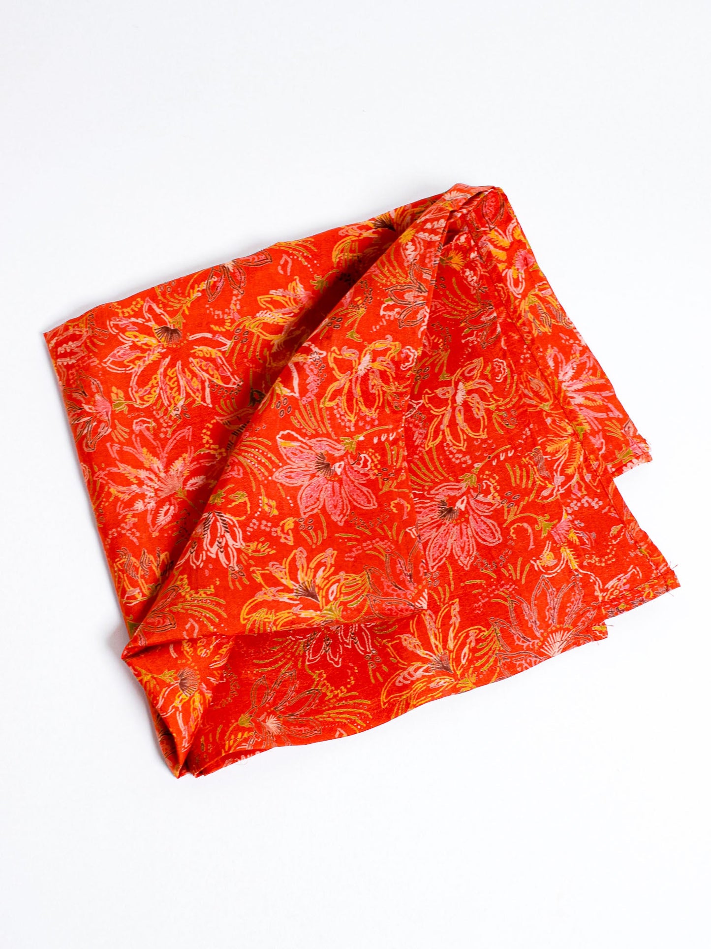 Vintage Silk Square Bandana - Anchal Project - Berte