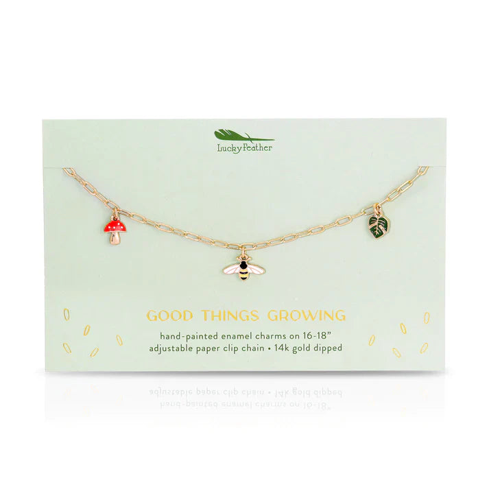 Enamel Treasures Necklace - Garden