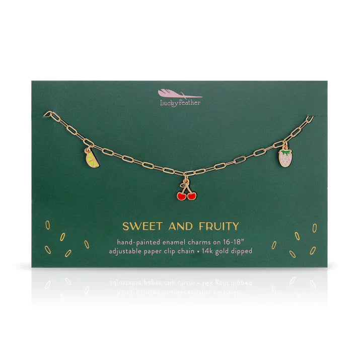 Enamel Treasures Necklace - Garden