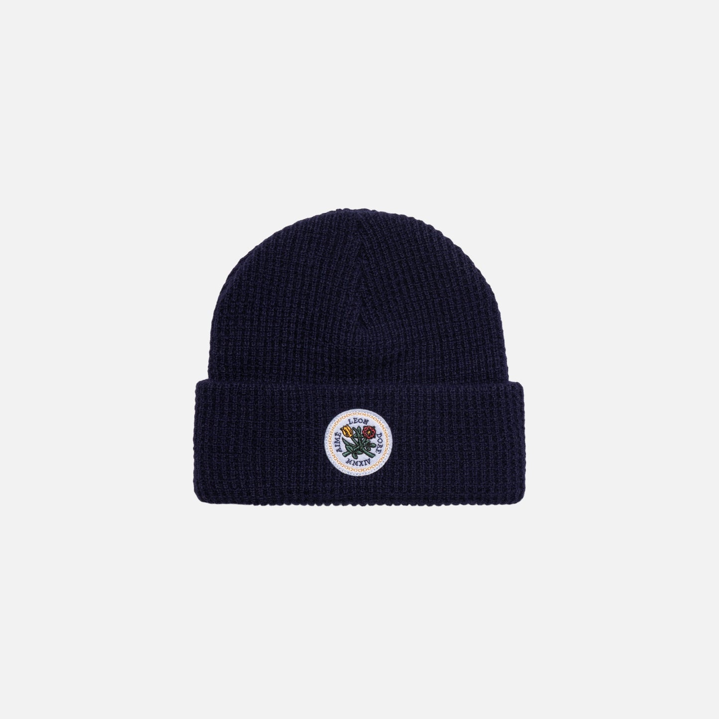 Aimé Leon Dore Waffle Stitch Beanie - Navy