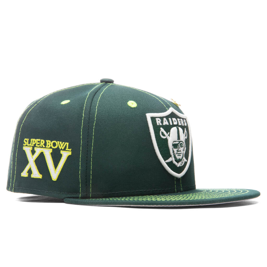 Feature x New Era "Night Vision" 59FIFTY Fitted - Las Vegas Raiders