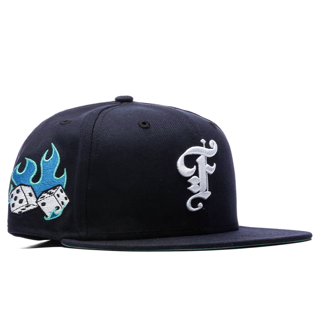 Feature x New Era Flaming Dice 59FIFTY Fitted - Feature F