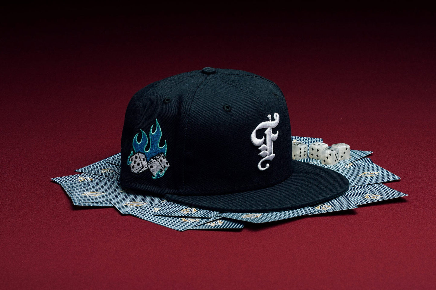 Feature x New Era Flaming Dice 59FIFTY Fitted - Feature F