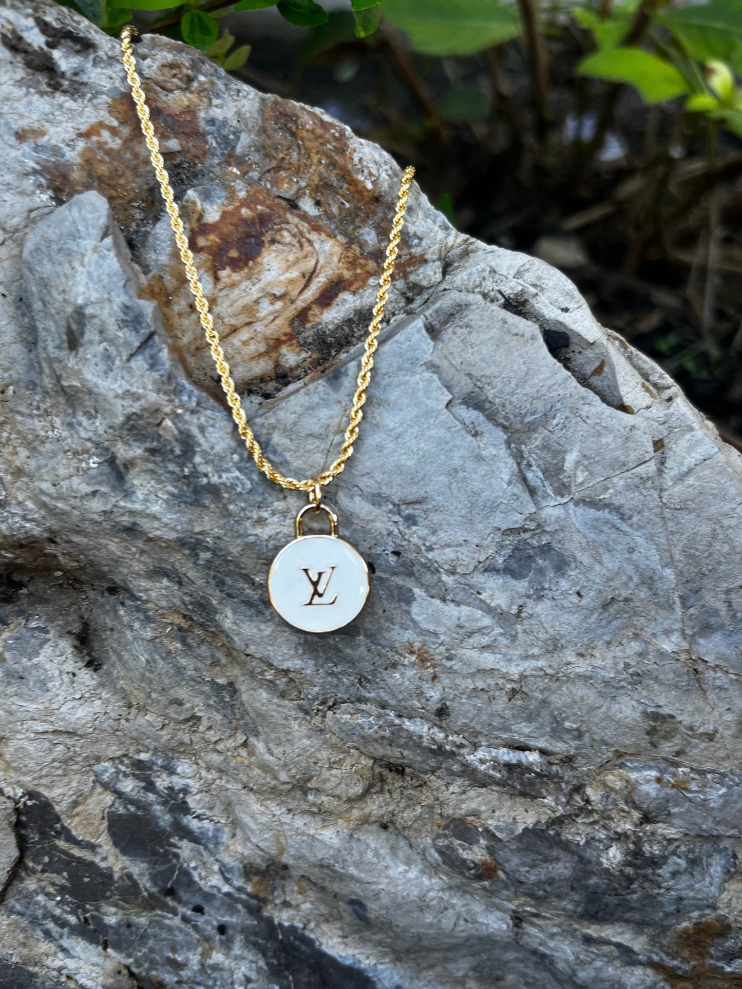 LV Charm Necklace