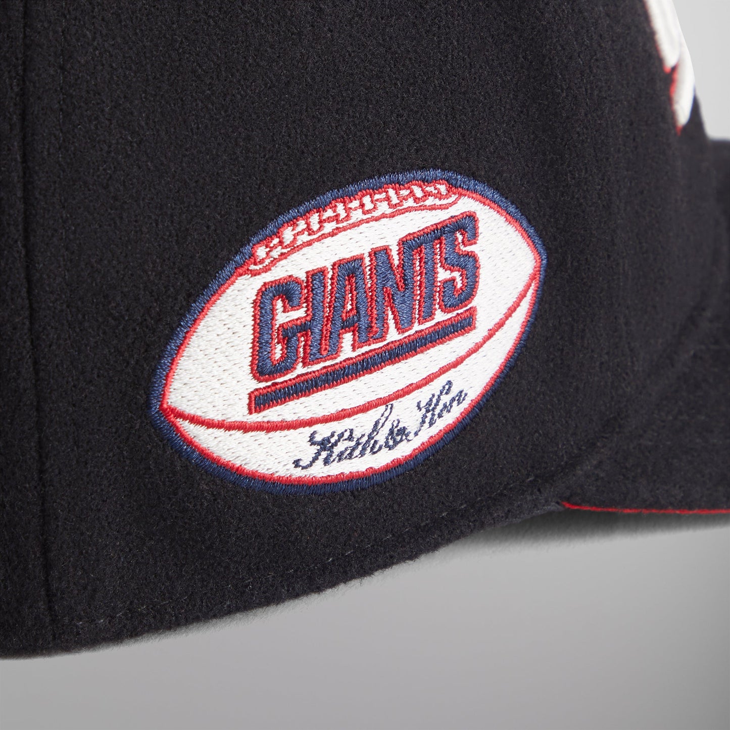 Kith for the NFL: Giants '47 Wool Fitted Cap - Black