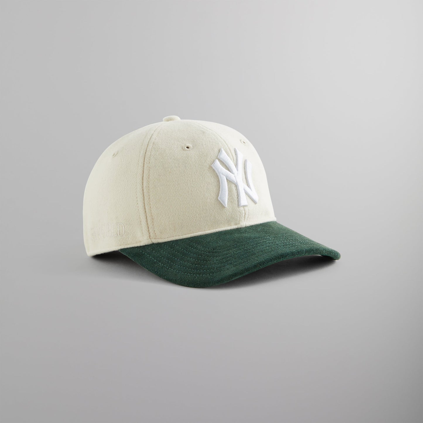 Kith & '47 for New York Yankees Unstructured Wool Fitted With Suede Brim - Sandrift