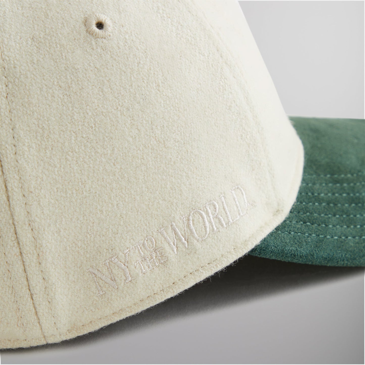 Kith & '47 for New York Yankees Unstructured Wool Fitted With Suede Brim - Sandrift