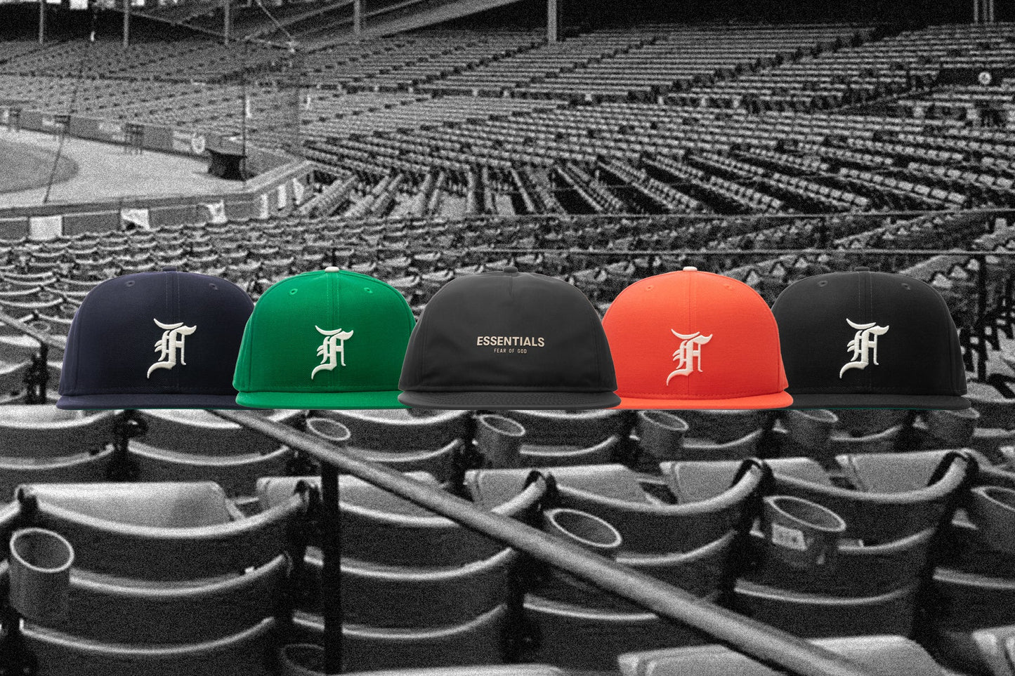 New Era x Fear of God Essentials 59FIFTY Fitted Detroit Tigers - Kelly Green