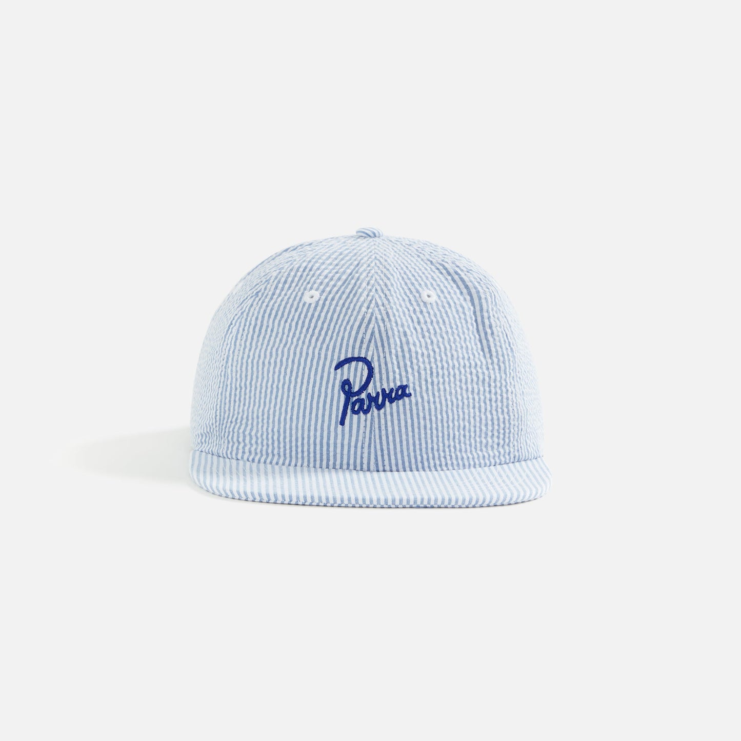 by Parra Classic Logo 6 Panel Hat - White / Blue