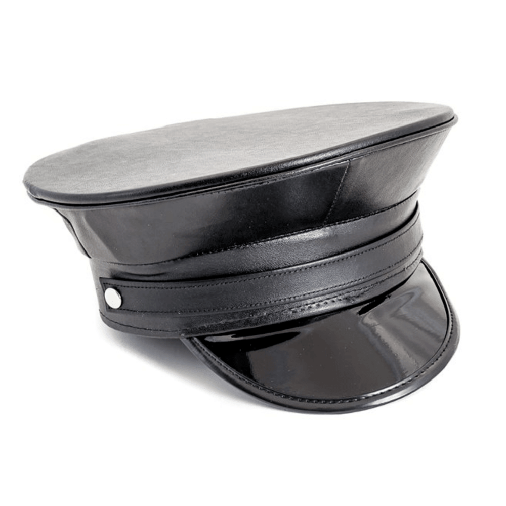 Matte Black Police Hat