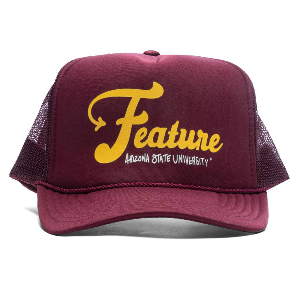 Feature x ASU University Trucker - Maroon