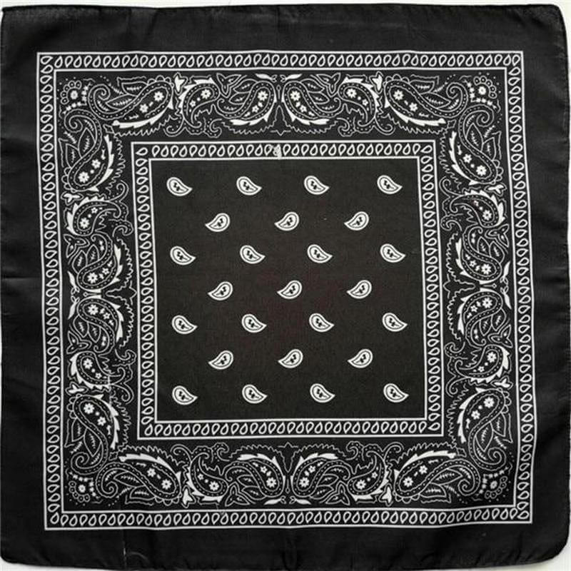 Black paisley bandana