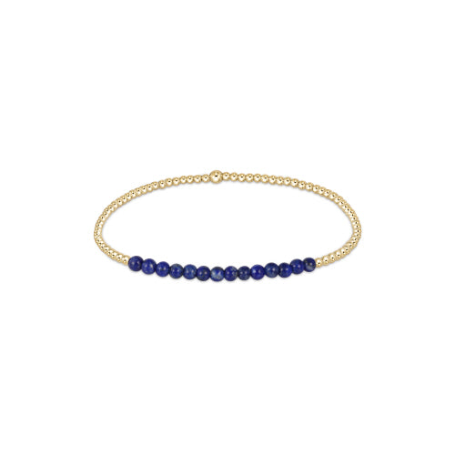 Gold Bliss Bead Bracelet 2mm