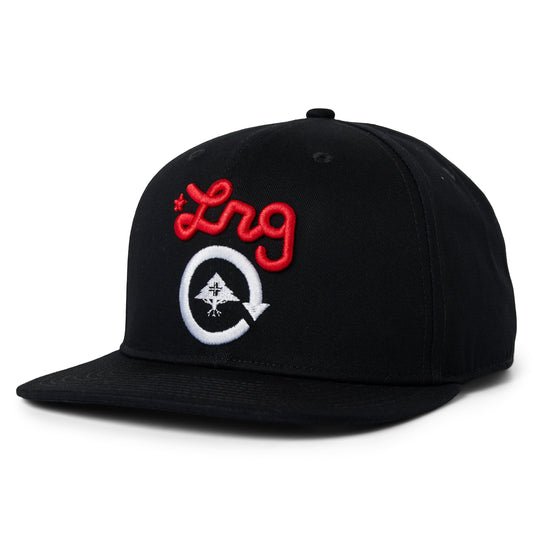 CYCLE LRG SNAPBACK HAT - BLACK