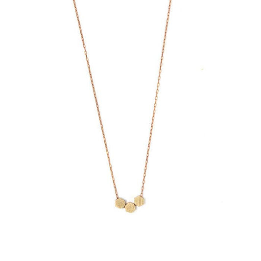 Tiny Hexagons Necklace