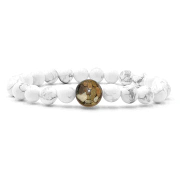 HOMES Bracelets | White Howlite