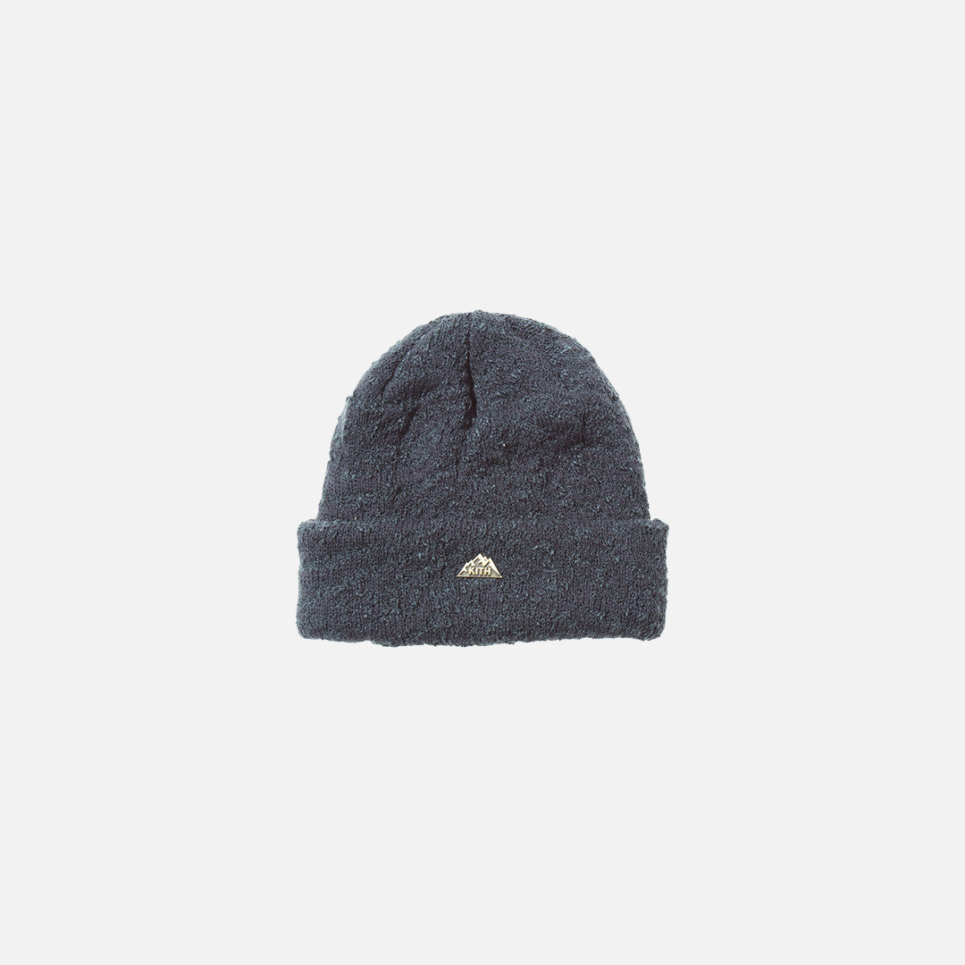 Kith x New Era Slub Knit Beanie - India Ink