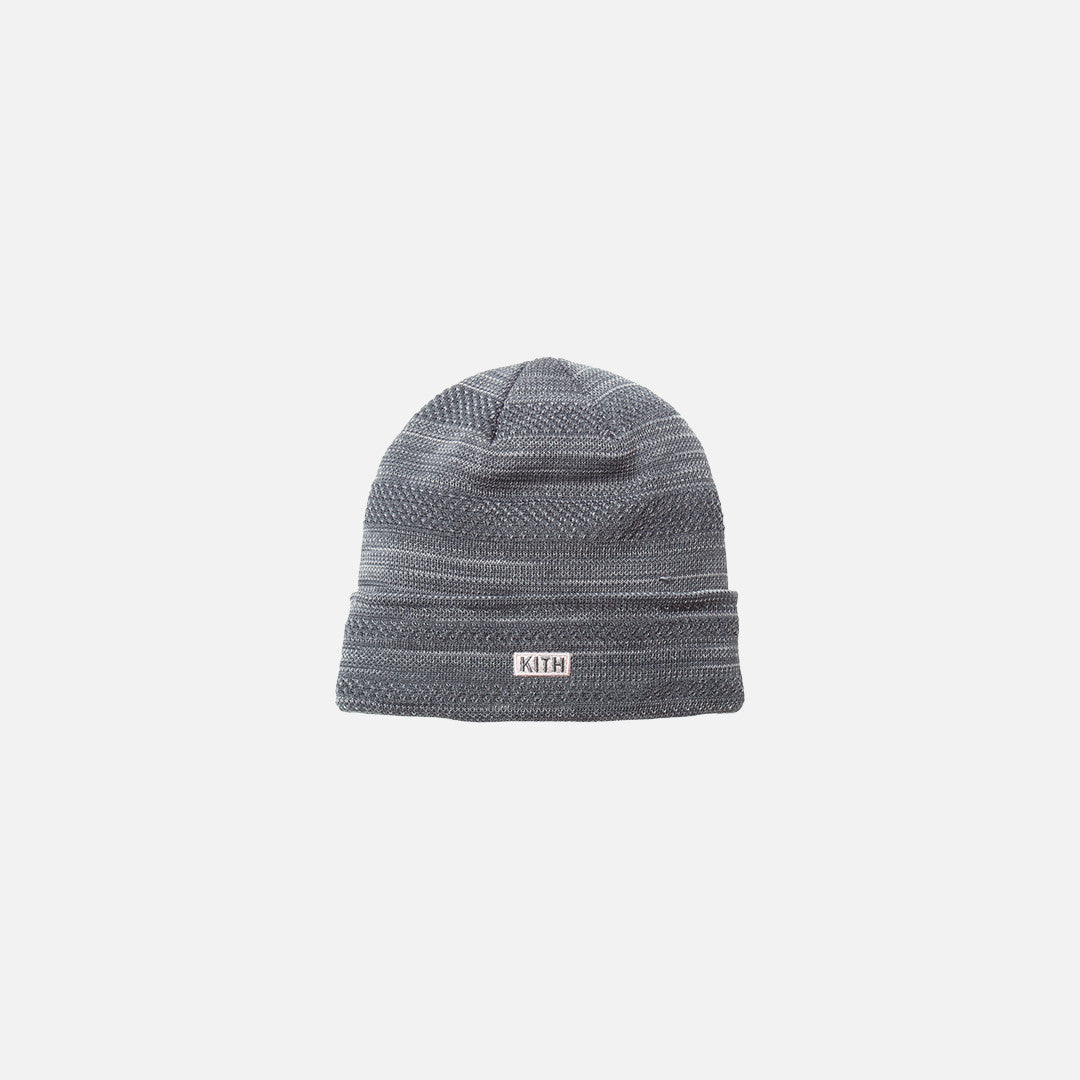Kith x New Era Multi-Knit Beanie - India Ink / Pink