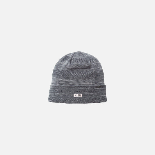 Kith x New Era Multi-Knit Beanie - India Ink / Pink