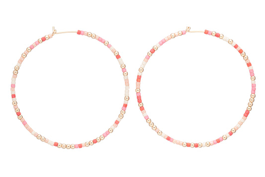 Hope Unwritten Hoop Earring Pinky Promise