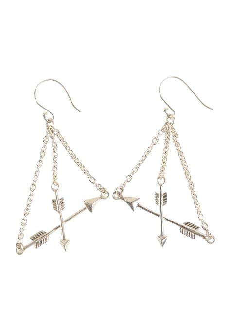 Earrings Double Arrow