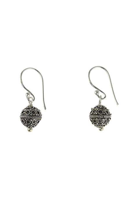 Earrings Small Ornate Balls
