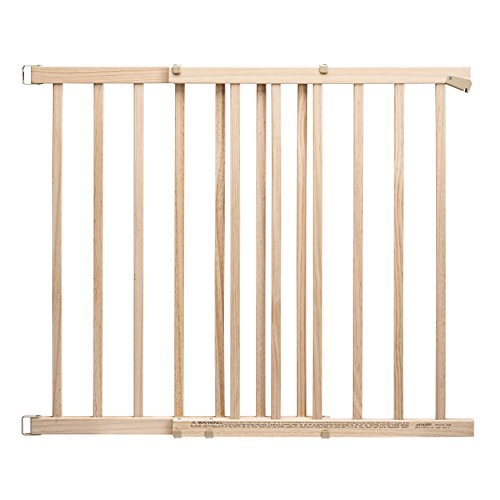 New Evenflo Top of Stairs Extra Tall Gate (Tan Wood)
