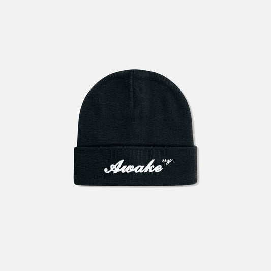 Awake Script Logo Beanie - Black