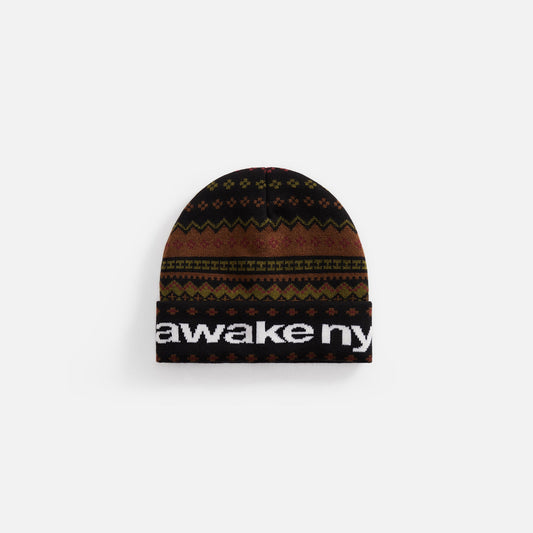 Awake NY Xtra Lodge Beanie - Black Multi