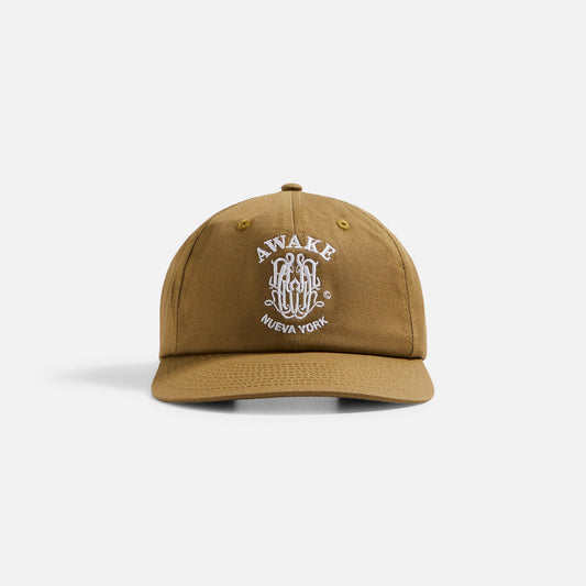 Awake Nueva York Crest Awake 6-Panel Hat - Sand