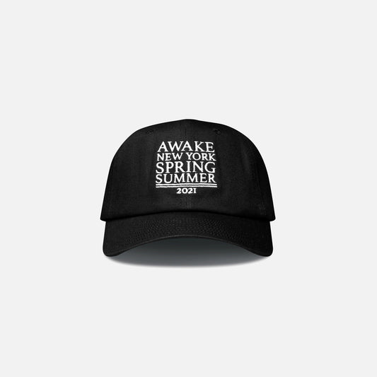 Awake NY SS21 6-Panel Cap - Black