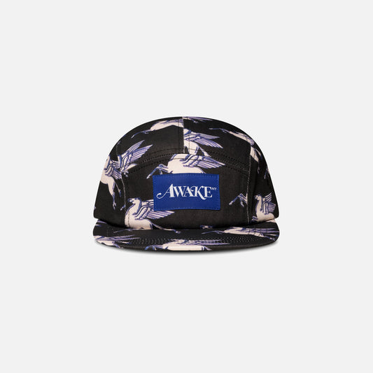 Awake NY Pegasus 5-Panel Cap - Black