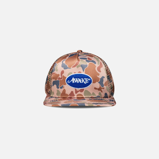 Awake NY Classic Logo Trucker Hat - Duck Camo