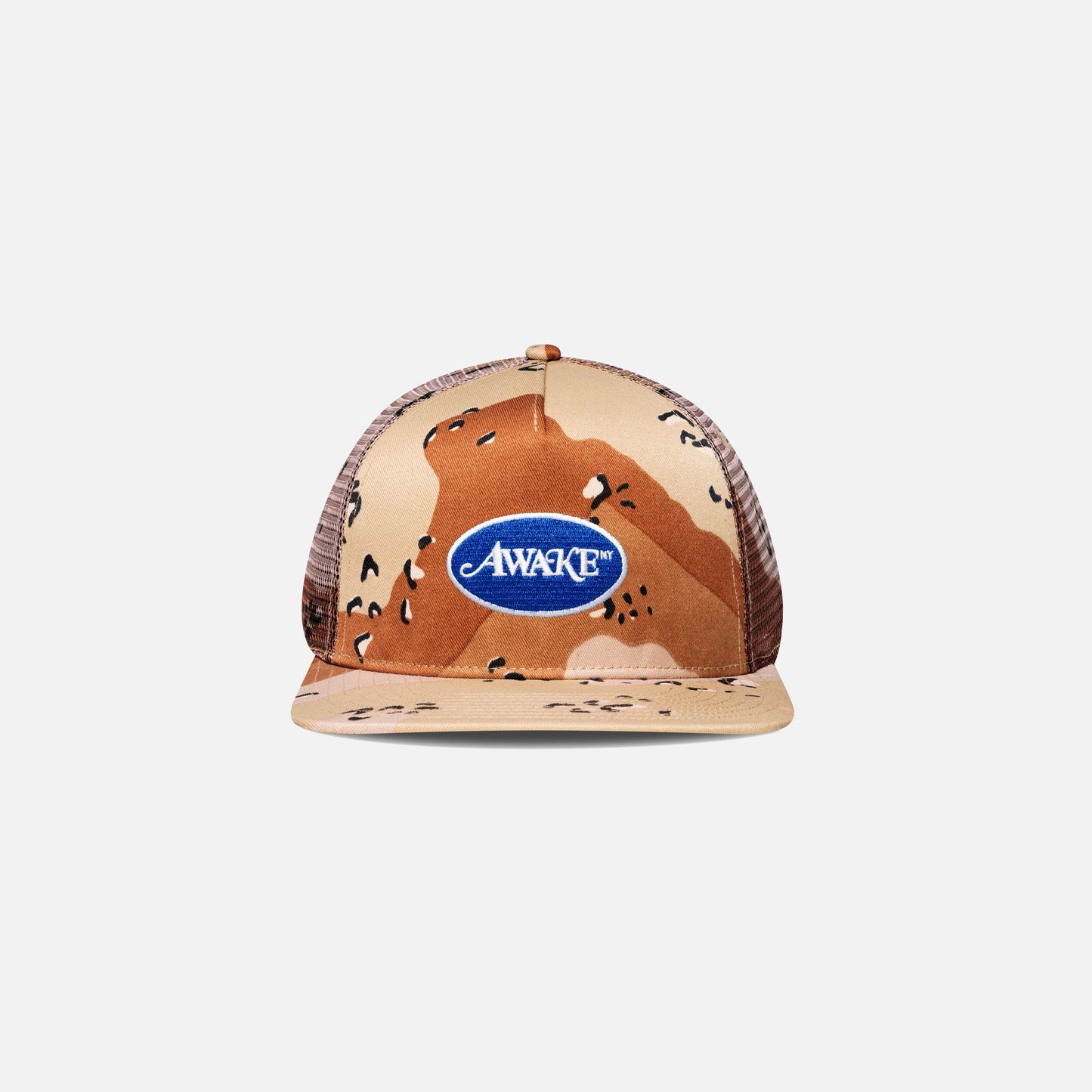 Awake NY Classic Logo Trucker Hat - Desert Camo