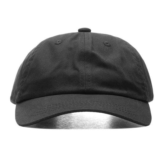 Cotton Baseball Cap - Black