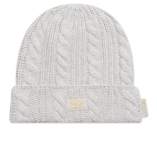 Cableknit Beanie - Jasper Grey