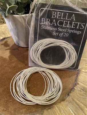 White Bella Bracelets