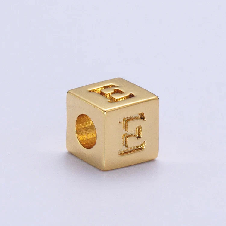 Initial Block Necklace