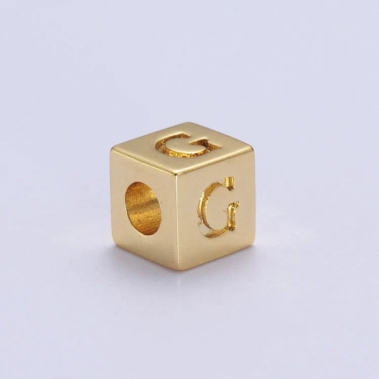 Initial Block Necklace