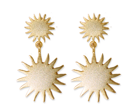 Emery Sunburst Drop Earrings