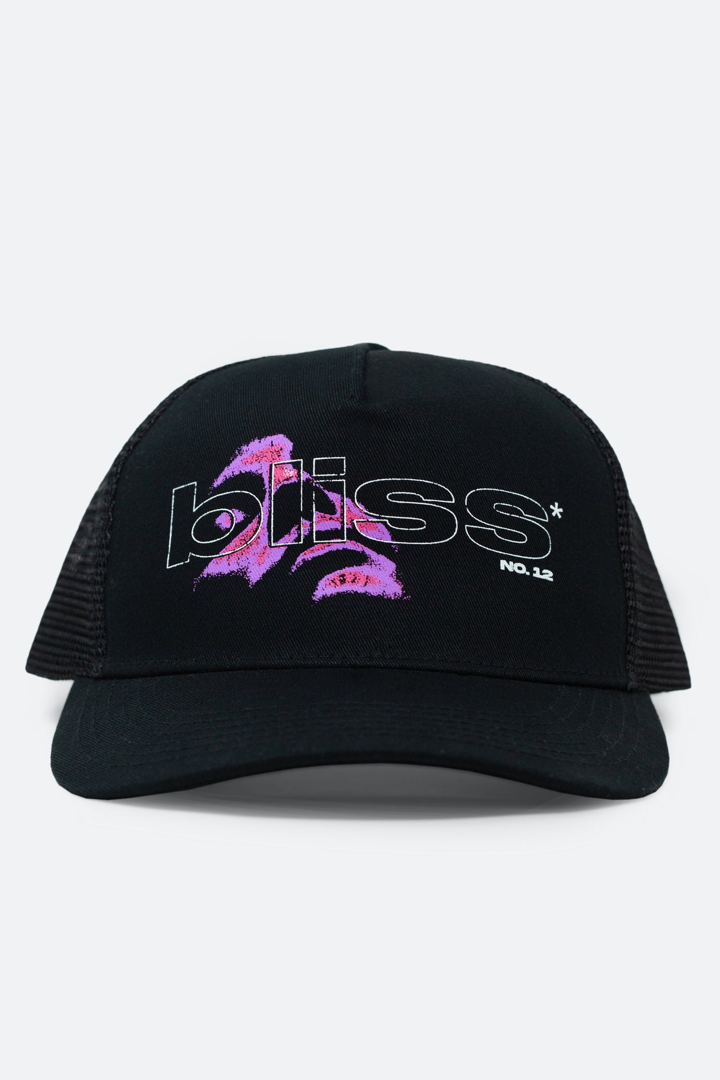 Bliss Trucker Hat - Black/Purple