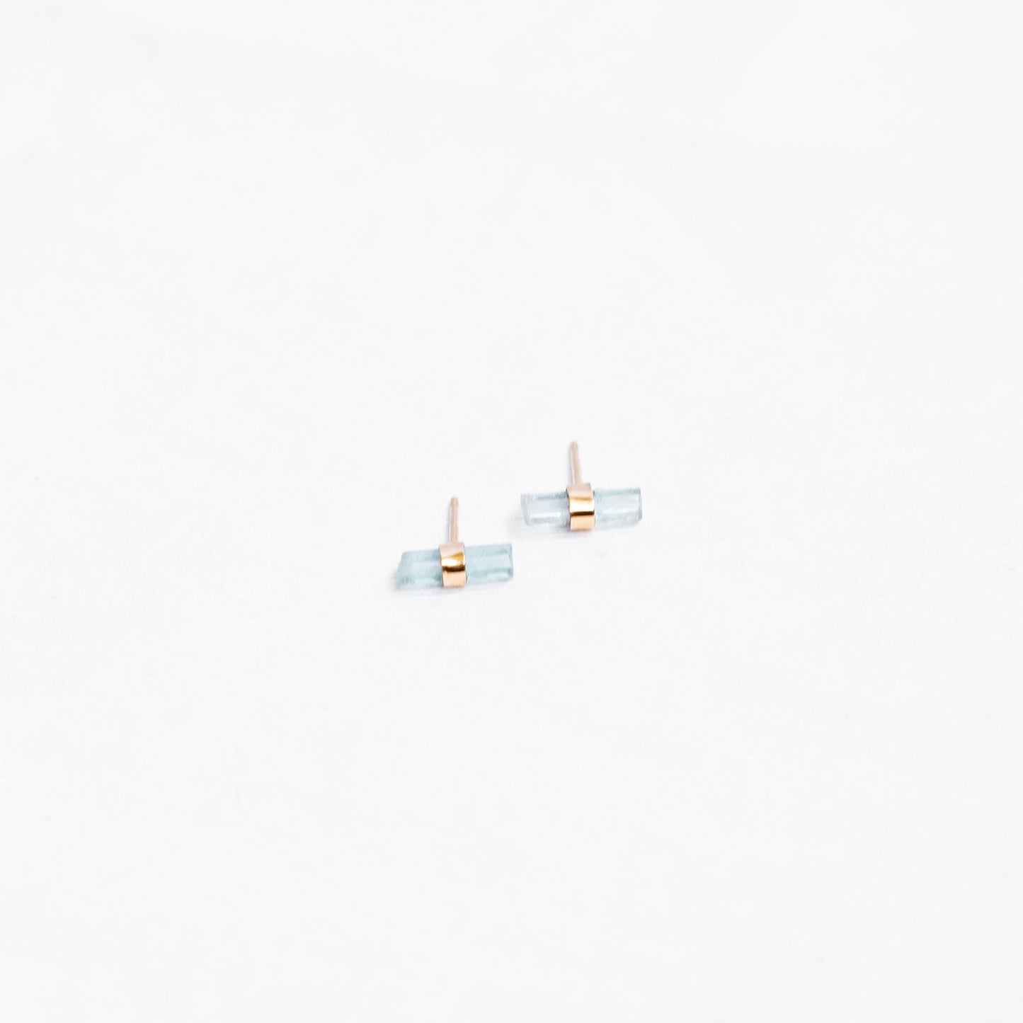 Aquamarine Studs