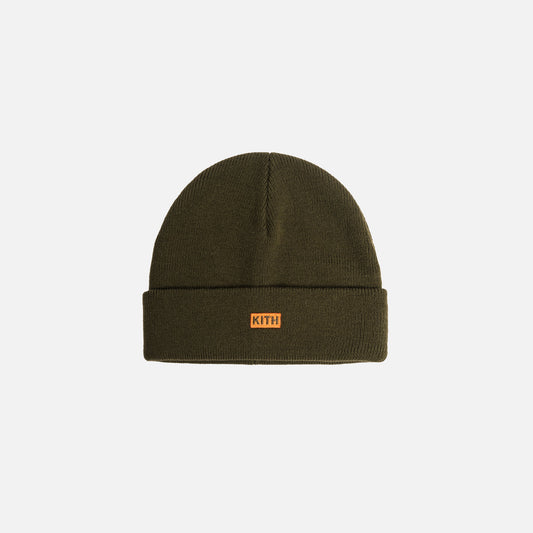 Kith Kids Spring Beanie - Olive Night