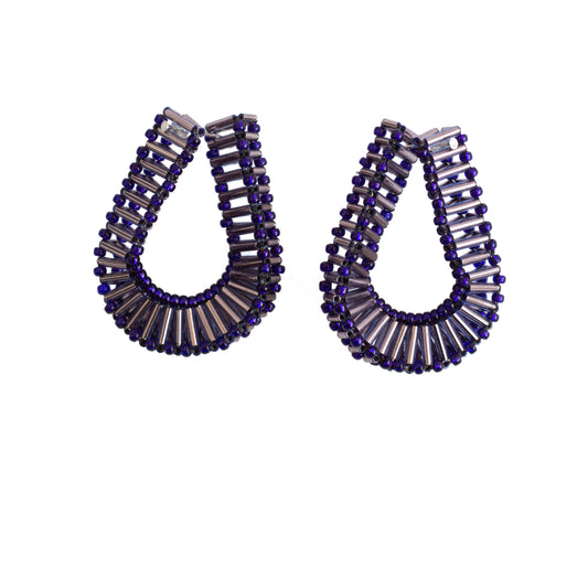 Embrace Earrings Indigo