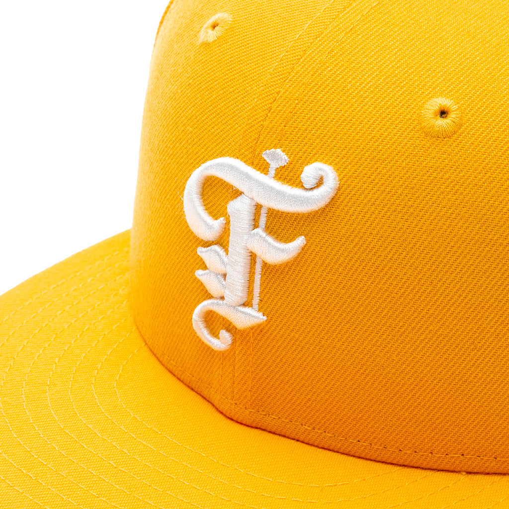 Feature x New Era OE Fitted Hat - Gold/Off-White