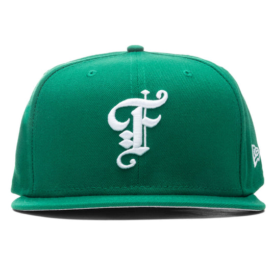 Feature x New Era Old English Fitted Hat - Kelly Green